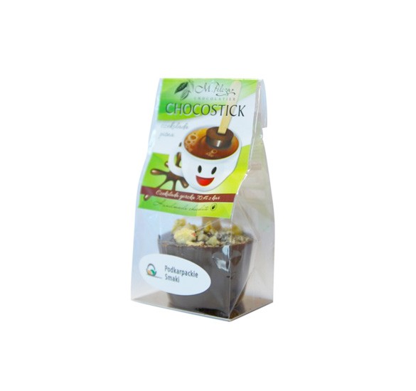 Chocostick (czek pitna) czek. gorzka 70,4% z kiwi