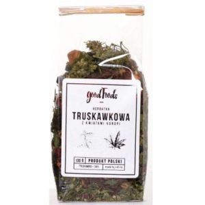 Herbatka truskawkowa z liści konopi