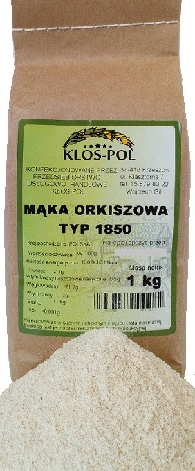 Mąka orkiszowa typ 1850