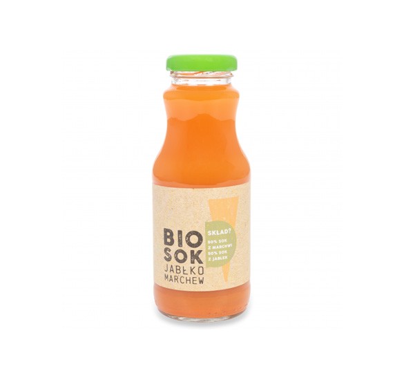 Sok marchwiowo-jabłkowy EKO 250 ml