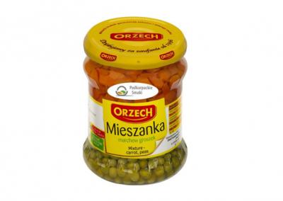 Mieszanka warzywna marchew/groszek 460g