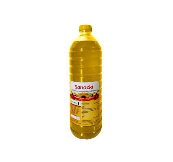 Olej sanocki słonecznikowy 1l