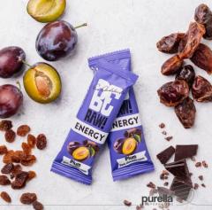 BeRaw baton Energy Plum Chocolate 40g