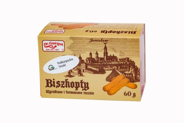 Biszkopty Lady Fingers Dr. Gurgul 60g z widokiem