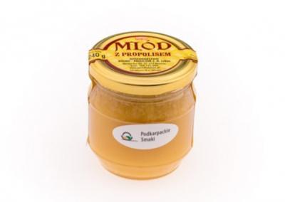 Miód z propolisem słoik 240 g